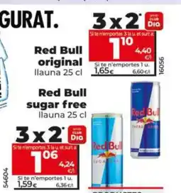 Dia RED BULL original oferta