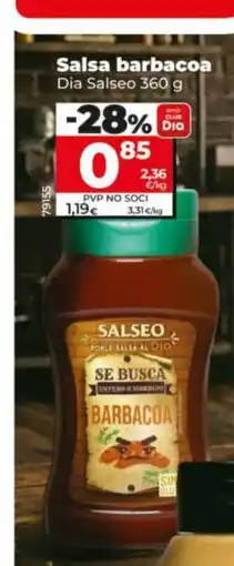 Dia DIA SALSEO Salsa barbacoa oferta