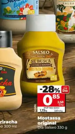 Dia DIA SALSEO Mostassa original oferta