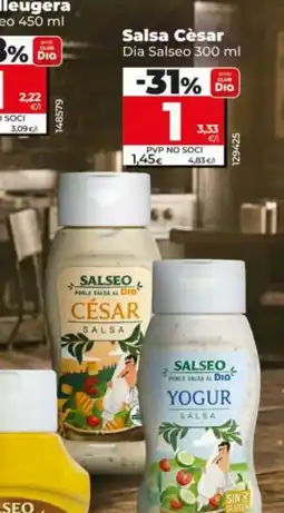 Dia DIA SALSEO Salsa Cèsar oferta