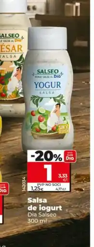 Dia DIA SALSEO Salsa de iogurt oferta