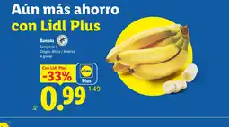 Lidl Banana oferta