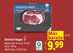 Lidl Entrecot Angus oferta