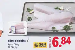 Lidl Filete de lubina oferta