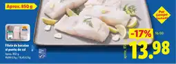 Lidl Filete de bacalao al punto de sal oferta