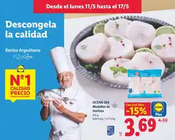 Lidl OCEAN SEA Medallón de merluza oferta