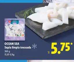 Lidl OCEAN SEA Sepia limpia troceada oferta