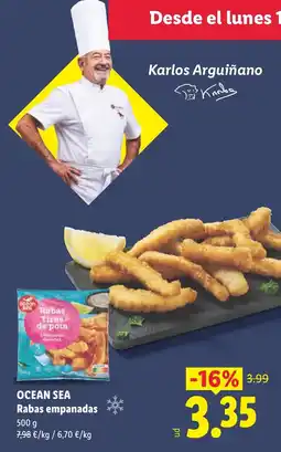 Lidl OCEAN SEA Rabas empanadas oferta