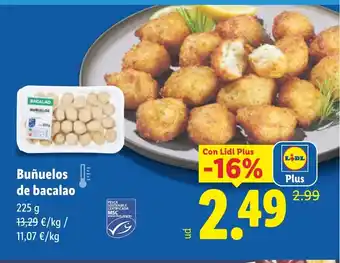 Lidl Buñuelos de bacalao oferta