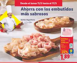 Lidl REALVALLE Jamón cocido extra oferta