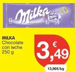 CashDiplo MILKA Chocolate con leche oferta