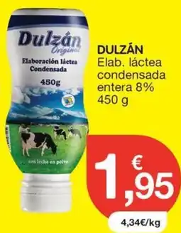CashDiplo DULZÁN Elab. láctea condensada entera 8% oferta