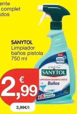 CashDiplo SANYTOL Limpiador baños pistola oferta