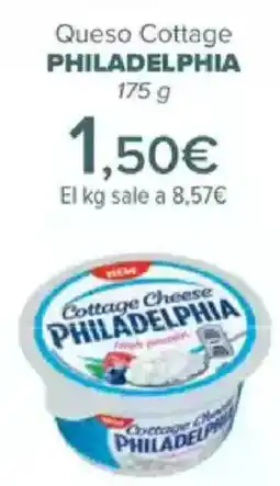 Carrefour PHILADELPHIA Queso Cottage oferta