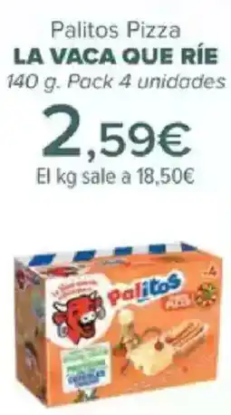 Carrefour LA VACA QUE RÍE Palitos Pizza oferta