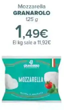 Carrefour GRANAROLO Mozzarella oferta