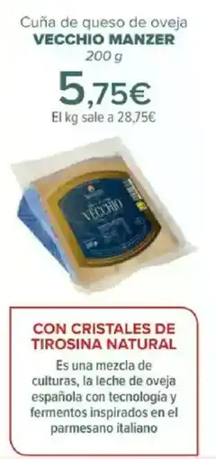 Carrefour VECCHIO MANZER Cuña de queso de oveja oferta