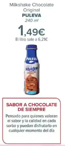 Carrefour PULEVA Milkshake Chocolate Original oferta