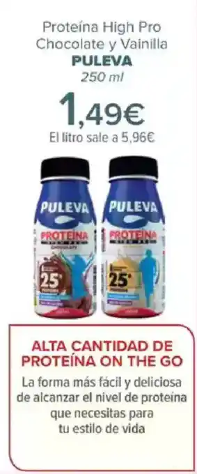 PULEVA Proteína High Pro Chocolate y Vainilla