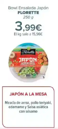 Carrefour FLORETTE Bowl Ensalada Japón oferta