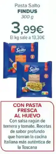 Carrefour FINDUS Pasta Salto oferta