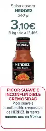 Carrefour HERDEZ Salsa casera oferta