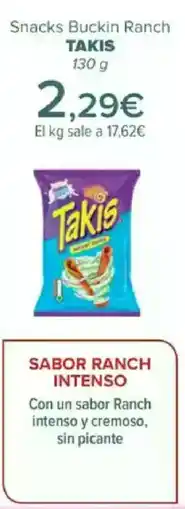 Carrefour TAKIS Snacks Buckin Ranch oferta