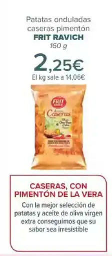 Carrefour FRIT RAVICH Patatas onduladas caseras pimentón oferta