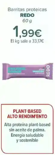 Carrefour REDO Barritas proteicas oferta