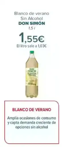 Carrefour DON SIMÓN Blanco de verano Sin Alcohol oferta