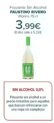 Carrefour FAUSTINO RIVERO Frizzante Sin Alcohol Blanco oferta
