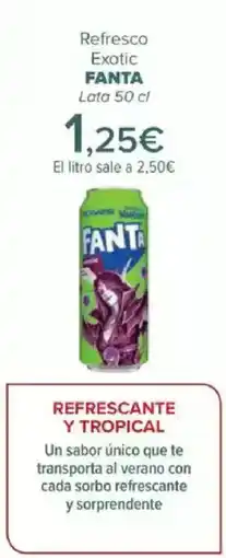 Carrefour FANTA Refresco Exotic oferta