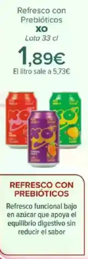 Carrefour XO Refresco con Prebióticos oferta