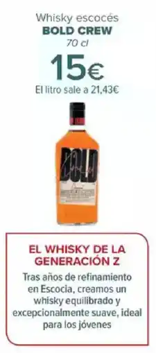 Carrefour BOLD CREW Whisky escocés oferta