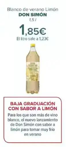 Carrefour DON SIMÓN Blanco de verano Limón oferta