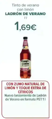 Carrefour LADRÓN DE VERANO Tinto de verano con limón oferta