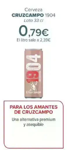 Carrefour CRUZCAMPO 1904 Cerveza oferta