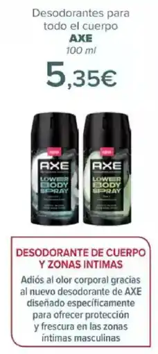 Carrefour AXE Desodorantes para todo el cuerpo oferta