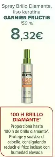 Carrefour GARNIER FRUCTIS Spray Brillo Diamante, liso keratina oferta