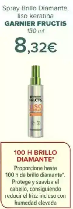 GARNIER FRUCTIS Spray Brillo Diamante, liso keratina