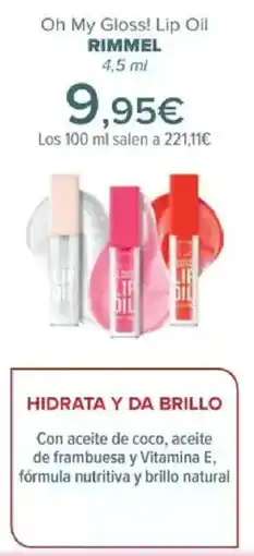 Carrefour RIMMEL Oh My Gloss! Lip Oil oferta