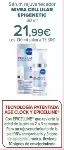 Carrefour NIVEA Cellular epigenetic sérum rejuvenecedor oferta