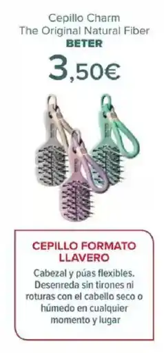 Carrefour BETER Cepillo Charm The Original Natural Fiber oferta