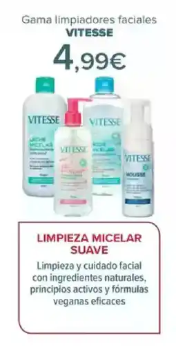 Carrefour VITESSE Gama limpiadores faciales oferta