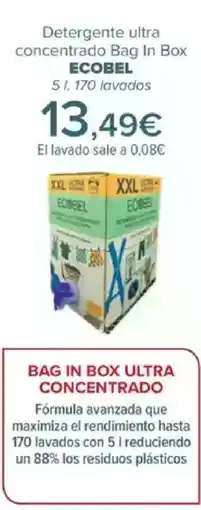 Carrefour ECOBEL Detergente ultra concentrado Bag In Box oferta