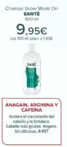 Carrefour SANTÉ Champú Grow Mode On oferta