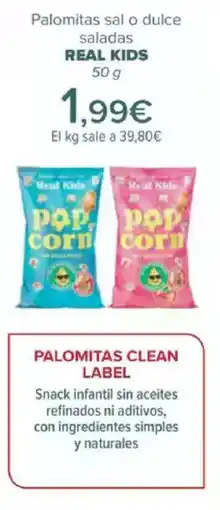 Carrefour REAL KIDS Palomitas sal o dulce saladas oferta