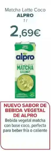 Carrefour ALPRO Matcha Latte Coco oferta