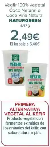 Carrefour NATURGREEN Coco Natural o Coco Piña Natural oferta