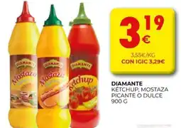 CashDiplo DIAMANTE Kétchup, mostaza picante o dulce oferta
